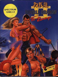 Double Dragon II: The Revenge ZX Spectrum  box art